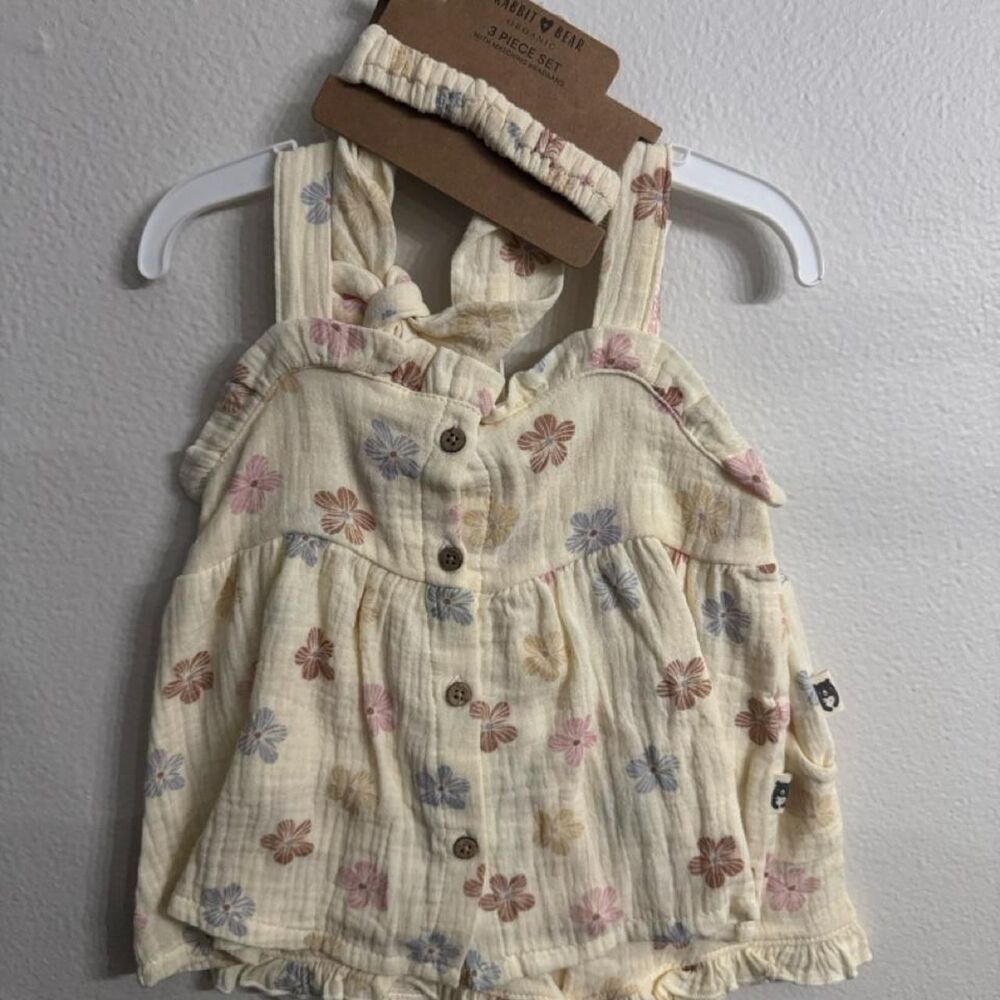 Rabbit-bear Girl's Cream and Yellow Bundles